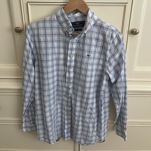 vineyard vines checked button down